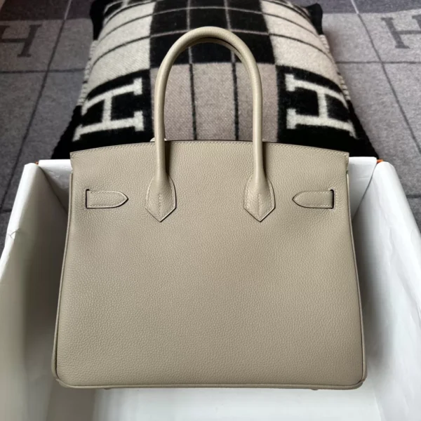 Canada Ottawa Hermes 81 Gris Tourterelle Togo Leather Birkin 30CM Rose Gold Hardware