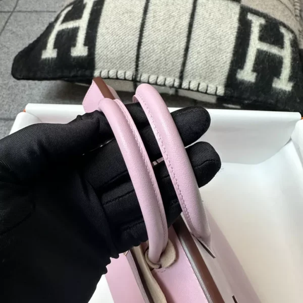 Hermes Boutique X9 Mauve Sylvestre Swift Leather Birkin 25CM Rose Gold Hardware