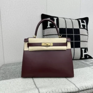 22030367e69db1e-jpg Hong Kong Hermes CK55 Rouge H Box Leather Kelly Sellier 28CM Gold Hardware