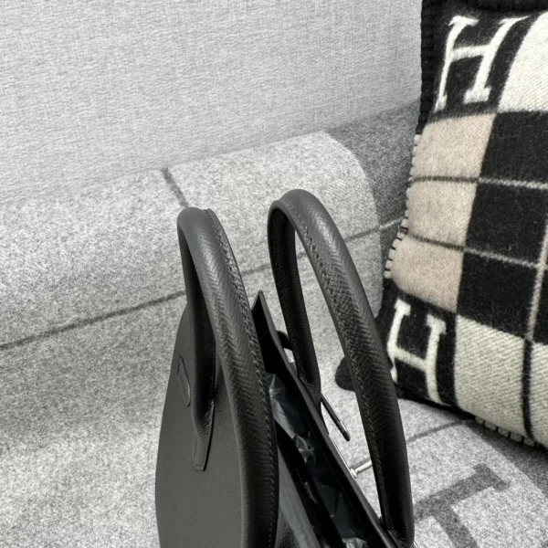 2e0b97f43275b2b-jpg Taiwan Hermes 89 Noir Birkin 30CM Sellier Epsom Leather Silver Hardware