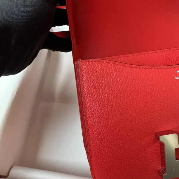 482f455aed5ba4c-jpg Full Handmade Constance 18CM S3 Rouge De Coeur Chevre Leather Silver Hardware