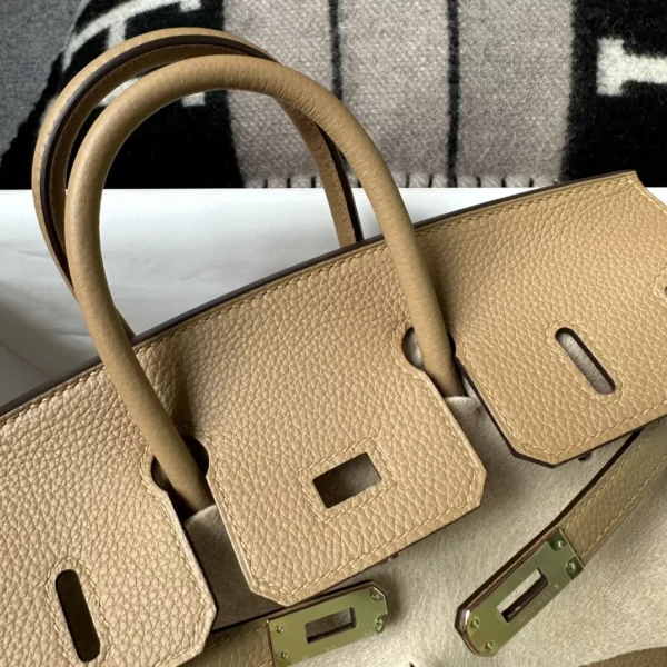 Saudi Arabia Riyadh Hermes 0M Chai Birkin 25CM Togo Leather Rose Gold Hardware