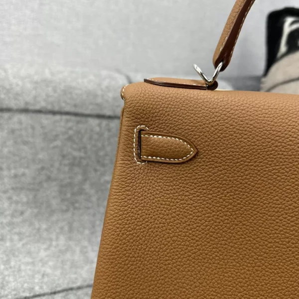 68a3632abc5b72b-jpg Taiwan Hermes 37 Gold Togo Leather Kelly 28CM Silver Hardware