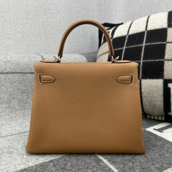 6c3386250532fc0-jpg Taiwan Hermes 37 Gold Togo Leather Kelly 28CM Silver Hardware