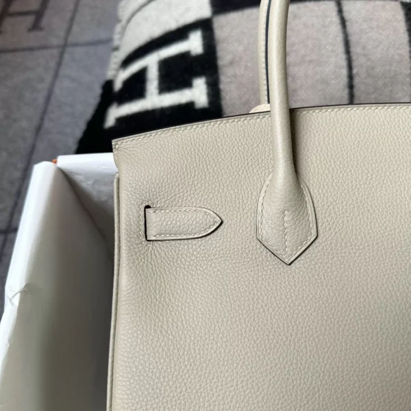 Canada Ottawa Hermes 81 Gris Tourterelle Togo Leather Birkin 30CM Rose Gold Hardware