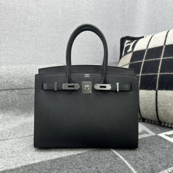 f9c22c5b5d1b650-jpg-1 Taiwan Hermes 89 Noir Birkin 30CM Sellier Epsom Leather Silver Hardware