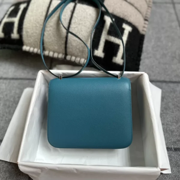 wsxc1712846736403_1-jpg New Arrival Hermes Constance 18CM W0 Vert Bosphore Evercolor Leather Silver Hardware