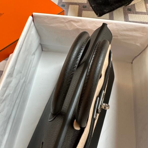 wsxc1713883424732_3 Kuwait Hermes Togo Leather 89 Noir Birkin 25CM Silver Hardware