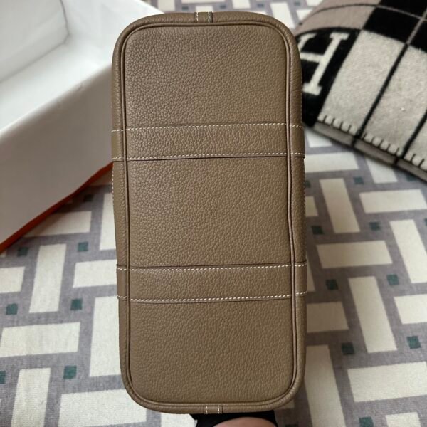 wsxc1714997612244_3 Hermes Bag Price Garden Party 30CM Negonda Leather CK18 Etoupe Silver Hardware