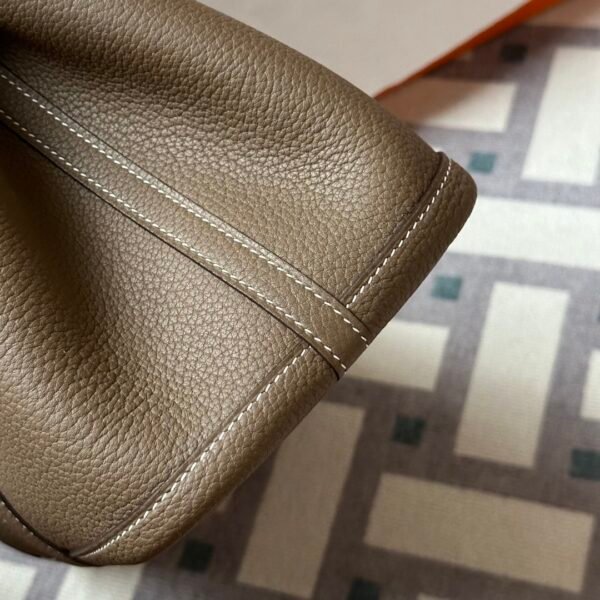 wsxc1714997612244_5 Hermes Bag Price Garden Party 30CM Negonda Leather CK18 Etoupe Silver Hardware