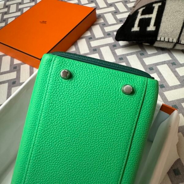 wsxc1715179702449_3 Special Order Hermes Togo Kelly 32CM Retourne Vert Comics / Malachite Silver Hardware