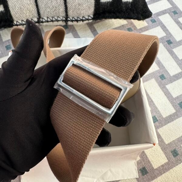 Canada Toronto Hermes 18 Etoupe Chevre Leather Geta 20CM Silver Hardware