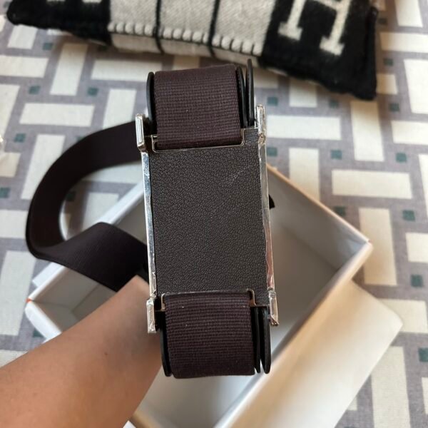 Hermes Bag Images Chevre Leather 0G Rouge Sellier Geta 20CM Silver Hardware