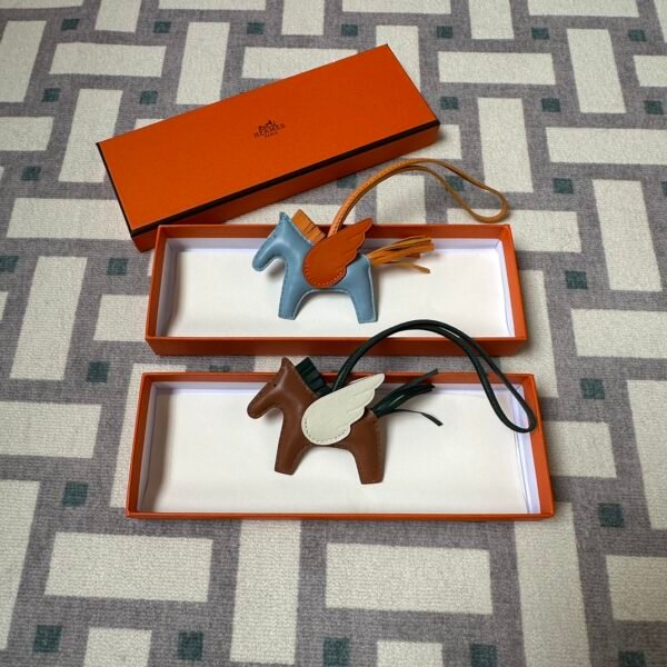 wsxc1715792384956_7-1-1 Hermes Rodeo Pegase PM Charm Agneau Leather 75 Blue Jean & 0M Chai