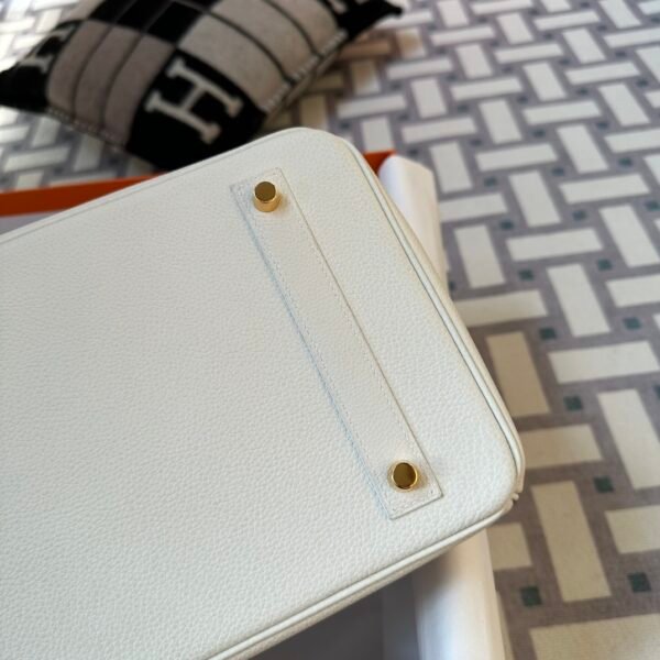 Hermes Bag Images 01 Blanc Togo Leather Birkin 35CM Gold Hardware