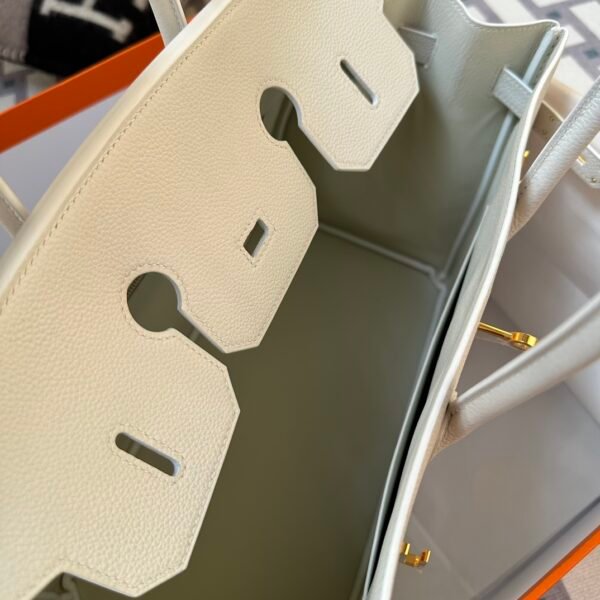 Hermes Bag Images 01 Blanc Togo Leather Birkin 35CM Gold Hardware