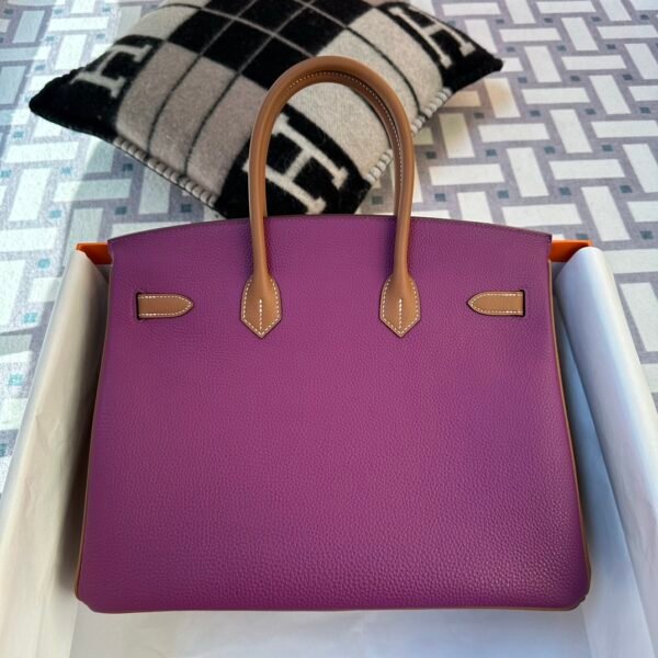 Special Orders Hermes Bag Birkin 35 P9 Anemone/ 37 Gold Togo Gold Hardware