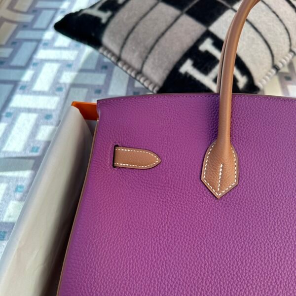 Special Orders Hermes Bag Birkin 35 P9 Anemone/ 37 Gold Togo Gold Hardware