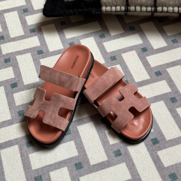 Kuwait Hermes Shoes I5 Flamingo Chypre Sandals Slippers