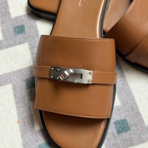 Vietnam Hermes GiGi Sandals Slippers Flat-Heel 37 Gold Size34-41