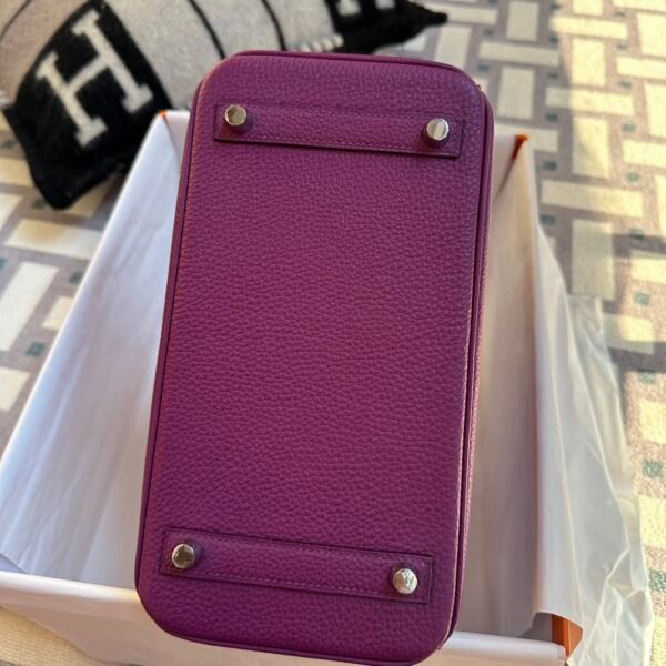 Indonesia Jakarta Hermes Birkin 25CM P9 Anemone Togo Leather Silver Hardware