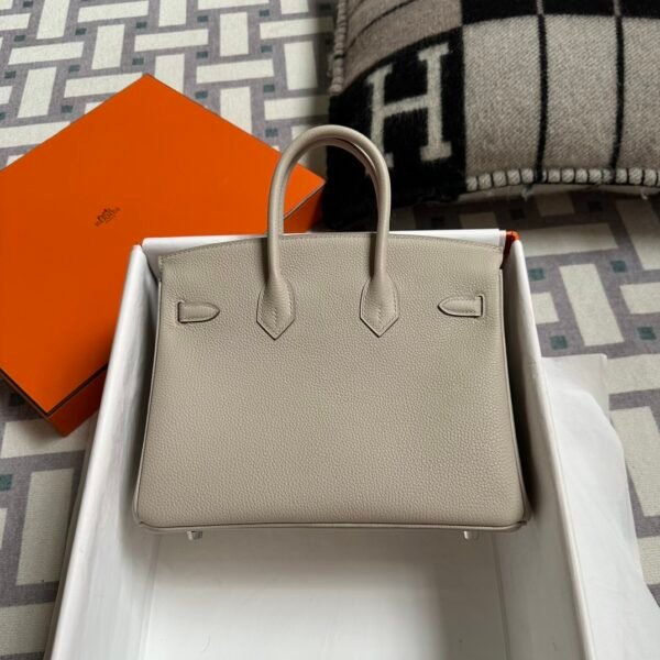 Hermes Bag Price Birkin 25CM Togo Leather 8L Beton Silver Hardware