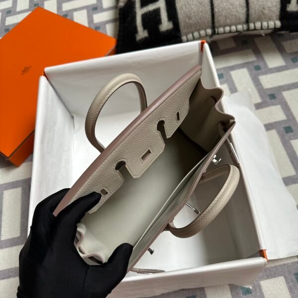 Hermes Bag Price Birkin 25CM Togo Leather 8L Beton Silver Hardware