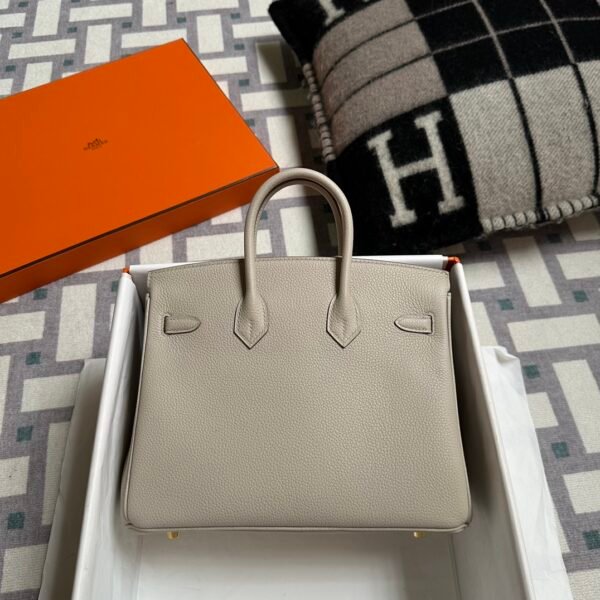 Thailand Bangkok Hermes Togo Leather Birkin 25CM 8L Beton Gold Hardware