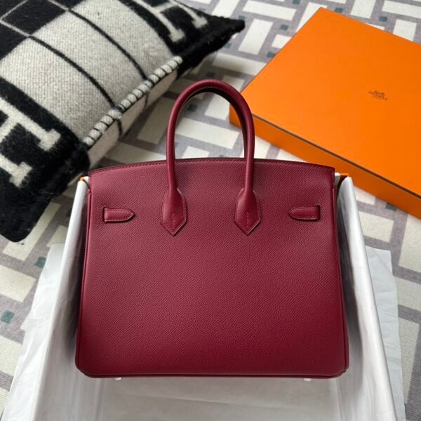 wsxc1718384659805_1 Full Handmade Hermes Epsom Leather Birkin 25CM Rubis Silver Hardware