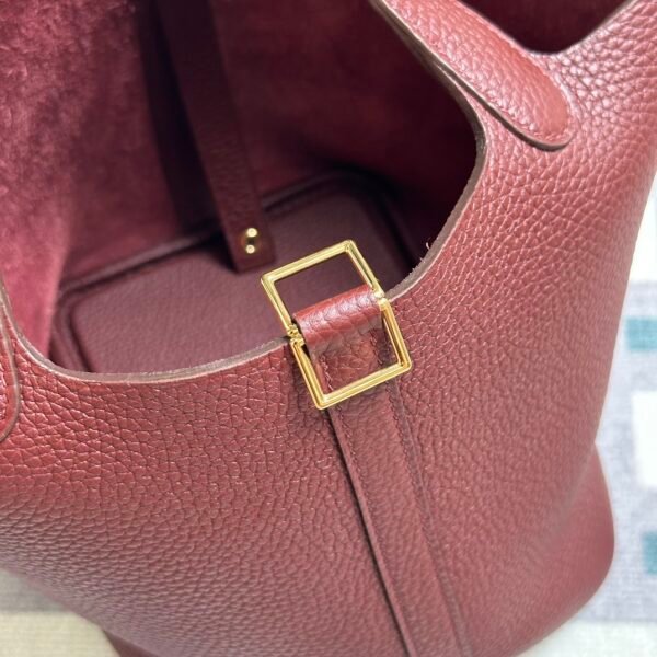 wsxc1718980792657_4 UAE Dubai Hermes Clemence Leather 55 Rouge H Picotin 18CM Gold Hardware