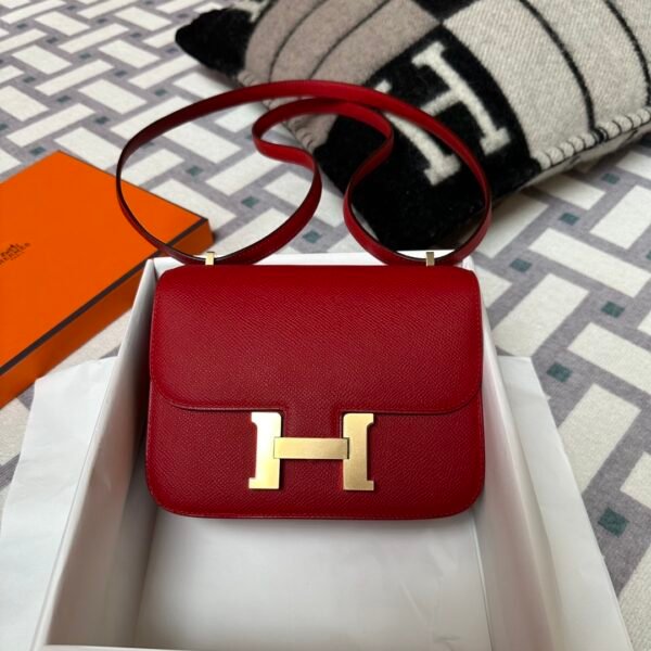 wsxc1720020311597_0 Hermes Bag Images Constance 18CM Epsom Leather Q5 Rouge Casaque Gold Hardware