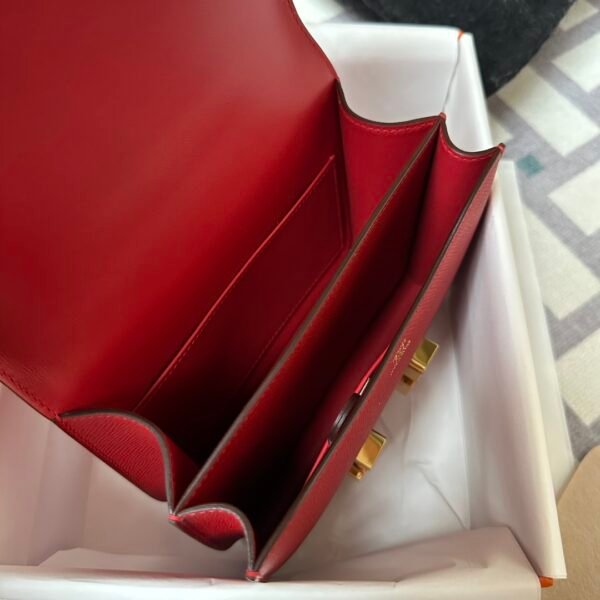 wsxc1720020311597_2 Hermes Bag Images Constance 18CM Epsom Leather Q5 Rouge Casaque Gold Hardware