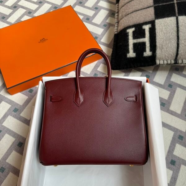 UAE Dubai Hermes Epsom Leather Birkin 25CM 55 Rouge H Gold Hardware