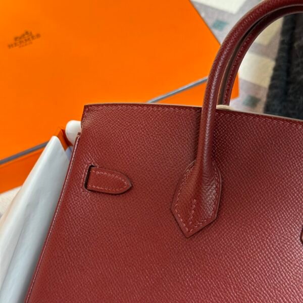 UAE Dubai Hermes Epsom Leather Birkin 25CM 55 Rouge H Gold Hardware