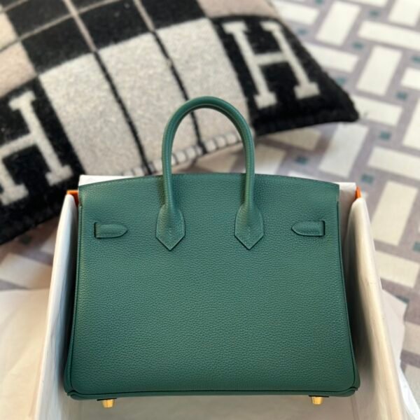 wsxc1720100949935_1 Hermes Bag Images Birkin 25CM Togo Leather Z6 Malachite Gold Hardware