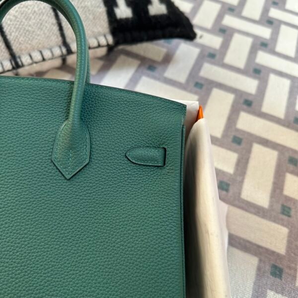 wsxc1720100949935_2 Hermes Bag Images Birkin 25CM Togo Leather Z6 Malachite Gold Hardware