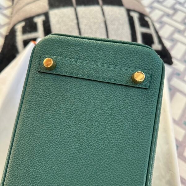 wsxc1720100949935_4 Hermes Bag Images Birkin 25CM Togo Leather Z6 Malachite Gold Hardware