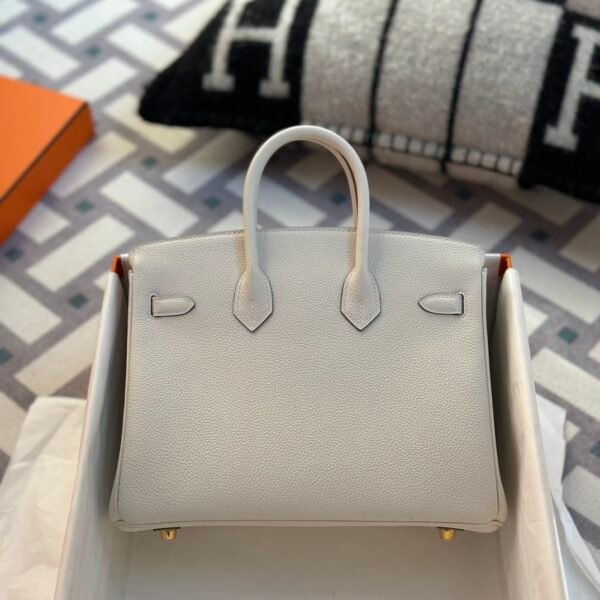 USA Washington Hermes Birkin 25CM Togo Leather 0T Mushroom Gold Hardware