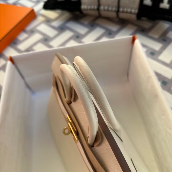 USA Washington Hermes Birkin 25CM Togo Leather 0T Mushroom Gold Hardware