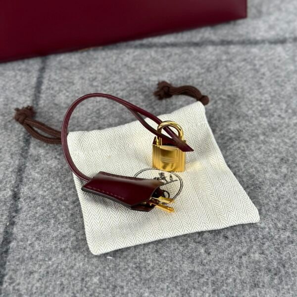 Singapore Kuala Lumpur Hermes Box Leather Kelly Sellier 25CM 57 Bordeaux Gold Hardware