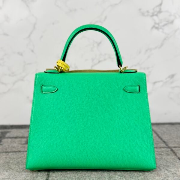 wsxc1721053198270_1 New Arrival Hermes Kelly Sellier 25CM Epsom Leather 0Z Vert Comics Gold Hardware
