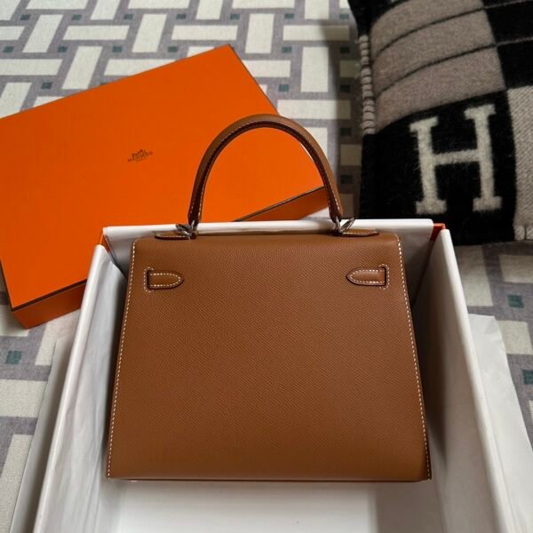 wsxc1721226513376_1 Russia Moscow Hermes CK37 Gold Epsom Leather Kelly Sellier 25CM Silver Hardware