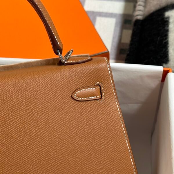 wsxc1721226513376_4 Russia Moscow Hermes CK37 Gold Epsom Leather Kelly Sellier 25CM Silver Hardware