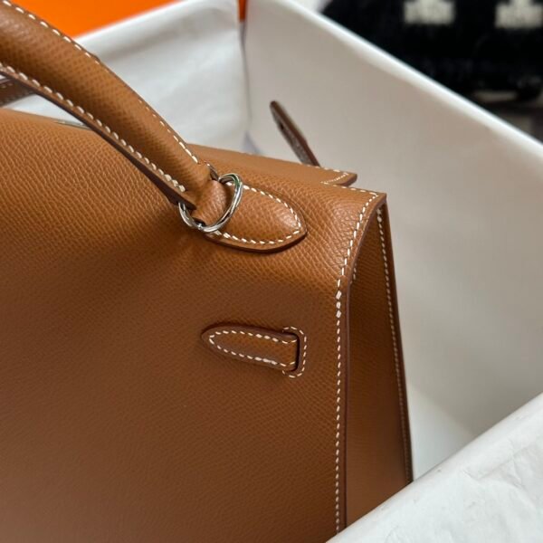 wsxc1721226513376_5 Russia Moscow Hermes CK37 Gold Epsom Leather Kelly Sellier 25CM Silver Hardware