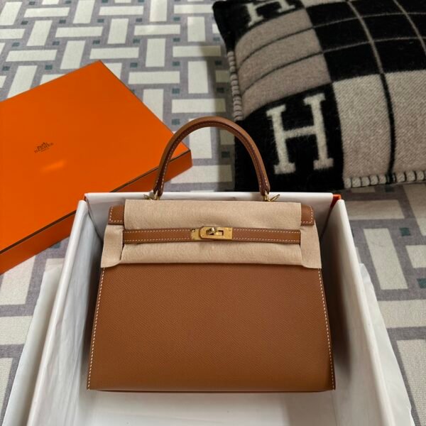 wsxc1721226520786_0 Hermes Bag Images Kelly Sellier 25CM CC37 Gold Epsom Leather Gold Hardware