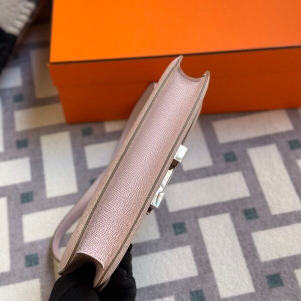 New Arrival Hermes Constance 24 Elan Epsom Leather 3Q Rose Sakura Silver Hardware