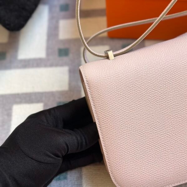 New Arrival Hermes Constance 24 Elan Epsom Leather 3Q Rose Sakura Silver Hardware