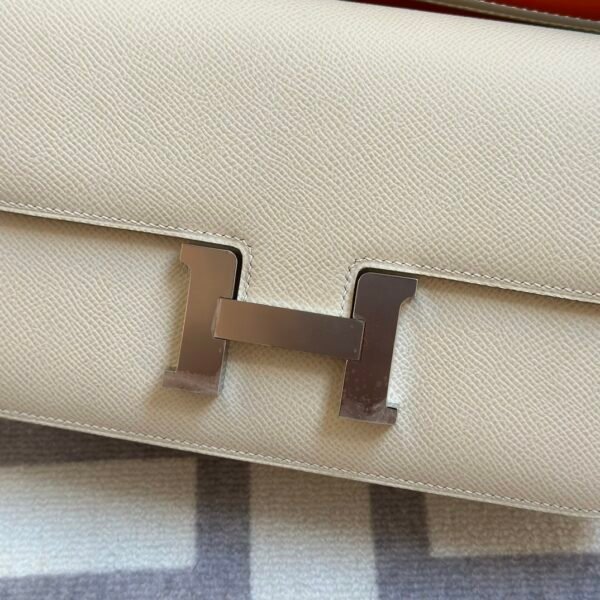 Canada Ottawa Hermes Constance 24 Elan 10 Craie Epsom Leather Silver Hardware