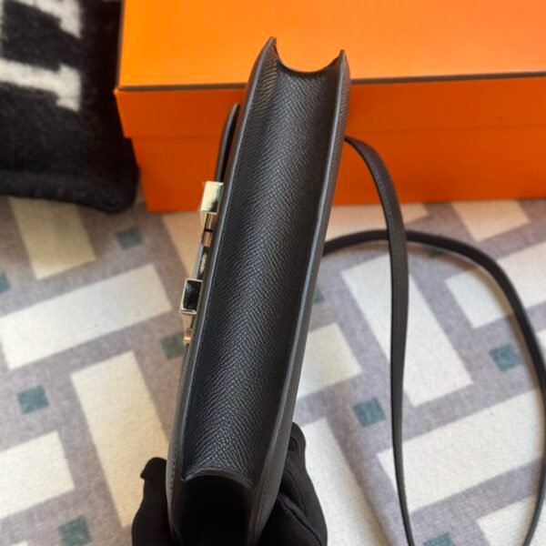 USA Los Angeles Hermes Constance 24 Elan Epsom Leather 89 Noir Silver Hardware