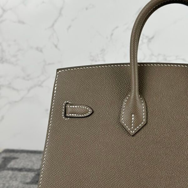 wsxc1721400006820_5 Hermes Bag Price Birkin Sellier 25CM CC18 Etoupe Epsom Leather Gold Hardware